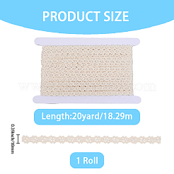 20 ярд хлопковой кружевной ленты с цветочным узором OCOR-CY0002-66