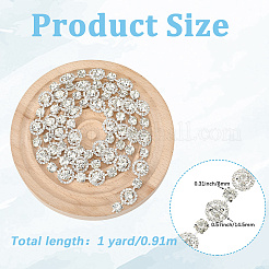 1 ярд цепочек со стразами&nbsp;DIY-GF0011-41B