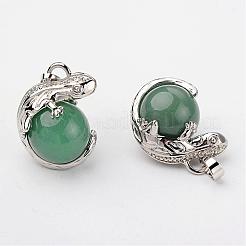 Природные и синтетические смешанные каменные подвески&nbsp;G-G884-D01-FF