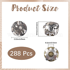 288шт шить на горный хрусталь&nbsp;RGLA-CY0001-01E