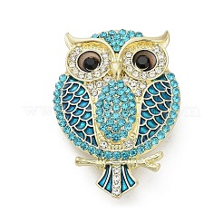 Броши из сплава животных со стразами для одежды JEWB-C046-04A-LG