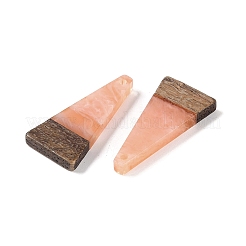 Подвески из смолы и дерева WOOD-F015-03G