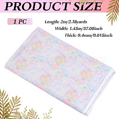 Полиэстер с спандексом ткань DIY-WH0671-084