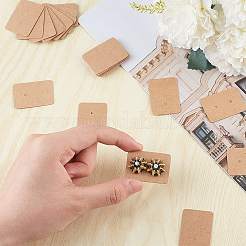 300 шт. бумажные карточки для демонстрации сережек с отверстием для подвешивания&nbsp;CDIS-SP0001-05B