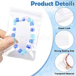 110 шт. 5 стиля ПВХ антиокислительные пакеты с застежкой-молнией&nbsp;AJEW-YW0002-07