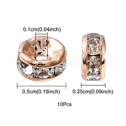 Латунные бусины разделители для поставки стразов RB-YW0001-04B-01RG