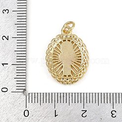 Латунные микро проложить кубического циркония подвески KK-D409-49G-02