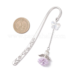 3 шт. закладка-крючок из тибетского серебряного сплава&nbsp;AJEW-JK00401