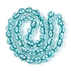 Бусы лэмпворк ручной работы LAMP-N028-20C