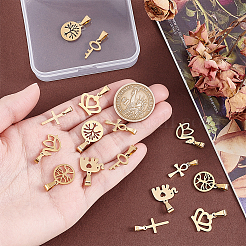 16 шт. 8 стиля подвески из нержавеющей стали 304&nbsp;STAS-PH0006-23