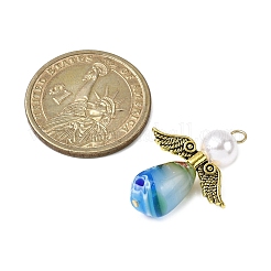 Стеклянные подвески миллефиори PALLOY-JF04573-02