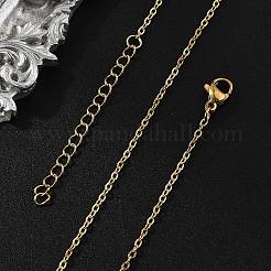 Ионное покрытие (ip) 304 нержавеющая сталь кабель цепь ожерелье STAS-T040-PJ205-60