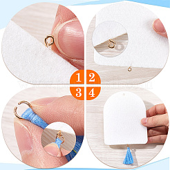 1 набор фетровых термопечатных ароматизированных деталей&nbsp;DIY-SP0002-30