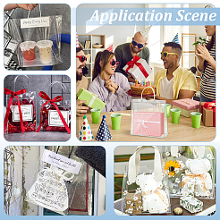 70 шт. прозрачные упаковочные сумки из ПВХ&nbsp;AJEW-WA0001-50