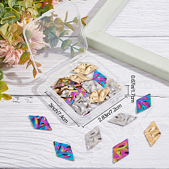 30шт. 3-х цветная подвеска из нержавеющей стали 304&nbsp;STAS-BBC0001-48