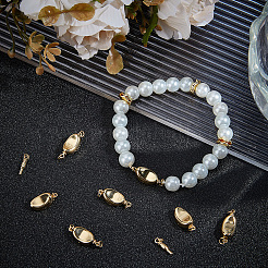 12 шт. латунные застежки-коробочки&nbsp;KK-BBC0017-40