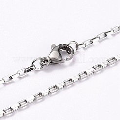 Колье-цепочки из нержавеющей стали и латуни в смешанном стиле&nbsp;STAS-XCP0001-29