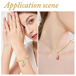 6шт 3 цвета прозрачные акриловые подвески&nbsp;SACR-YW0002-09