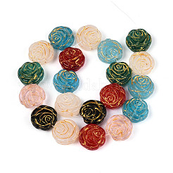 Смешанные стили стеклянные бусины нити&nbsp;GLAA-N061-06