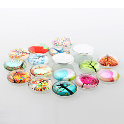 Пол круглые кабошоны GGLA-A002-25mm-GG