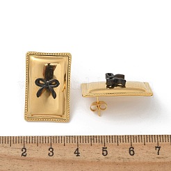 Серьги-гвоздики из акрила из нержавеющей стали 304 для женщин&nbsp;LS-STAS-Z117-06G