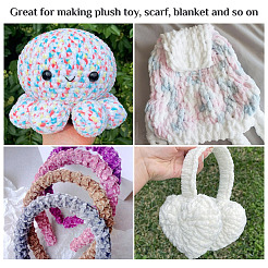 2 моток полиэфирной пряжи для вязания спицами и крючком OCOR-TA0003-10