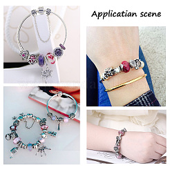 98 шт. 23 стиля сплава эмалированные европейские бусины&nbsp;MPDL-CW0001-01