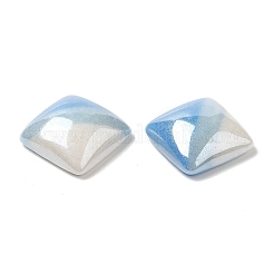 Двухцветные стеклянные кабошоны GLAA-B012-58B