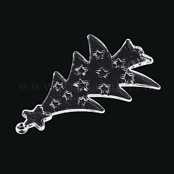 Прозрачные пластиковые большие подвески KY-T042-07