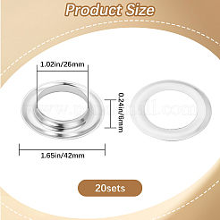 20 шт. латунная фурнитура для люверсов&nbsp;FIND-BBC0003-80A