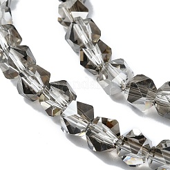 Гальванические стеклянные бусины X-EGLA-L018-B-AB03