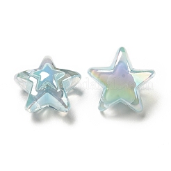 УФ-покрытие Радужные радужные прозрачные акриловые бусины X-OACR-C007-06