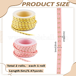 2 рулон шнура из искусственной замши 2 цветов&nbsp;LW-LP0001-08C