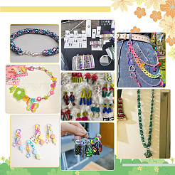 200 шт. двухцветные железные соединительные кольца IFIN-PH0002-10