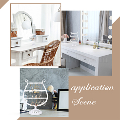 3-уровневые пластиковые подставки для серег из полипропилена&nbsp;EDIS-WH0012-28B