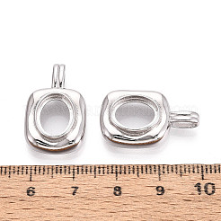 Сеттинги Серебряный кулон кабошон 925 стерлингов&nbsp;STER-T008-86P