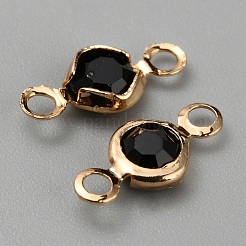 Подвески из латуни со стразами&nbsp;RB-WH0001-08D