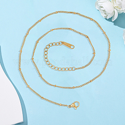 2 шт. ионное покрытие (IP) 304 нержавеющая сталь спутниковая цепь ожерелья для мужчин и женщин&nbsp;NJEW-BBC0001-49