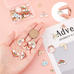 Подвески из эмали и сплава ENAM-PH0001-61LG