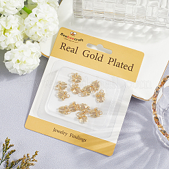 12 шт. латунные подвески-бантики&nbsp;KK-BBC0019-35