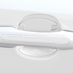 Дверная ручка автомобиля блестящая пластиковая защитная наклейка AJEW-WH0518-77