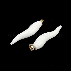 Лэмпворк ручной работы с латунными подвесками KK-Q095-02A-06