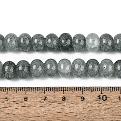 Выпечки нарисованные потрескивание стеклянные бусины пряди&nbsp;DGLA-N020-01A-07