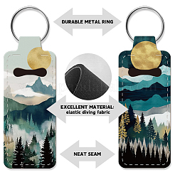 Эластичные неопреновые брелки KEYC-WH0045-004