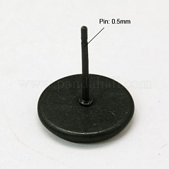 Латунь сеттинги серьга KK-I001-B-NF