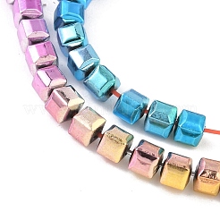 Гальванические нити из синтетических немагнитных гематитовых бусин&nbsp;G-A263-H01-02