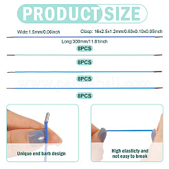 32 шт. 4 цвета круглый эластичный колючий шнур для переплета маски шляпы книги&nbsp;FIND-TA0008-88A