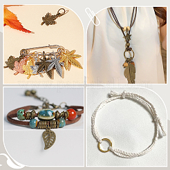 360 шт. 4 стиля сплава соединительных колец&nbsp;KK-PH0010-13G