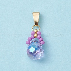 Стеклянные подвески из бисера PALLOY-MZ00590