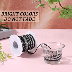 1 шт. блестящие волнистые полиэстеровые ленты OCOR-GF0002-99E